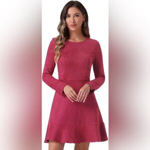 LOFT Vibrant Magenta Dress